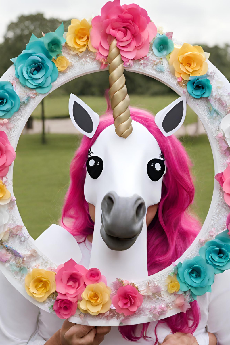 unicorn photo booth