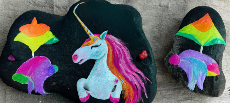 10 Awesome Unicorn Rock Painting Ideas