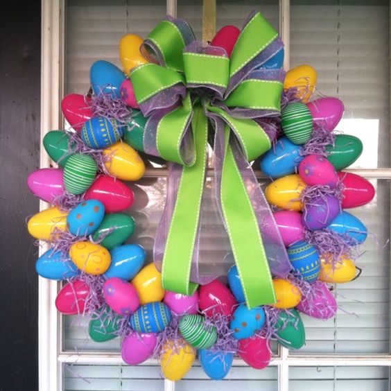 Easy DIY Easter Wreaths for Front Door