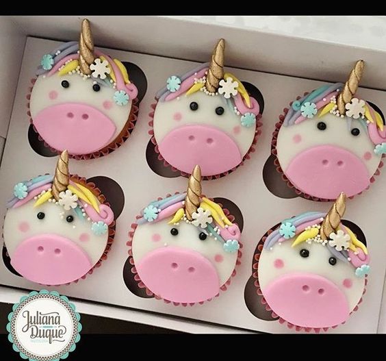 Cute Unicorn Cupcakes