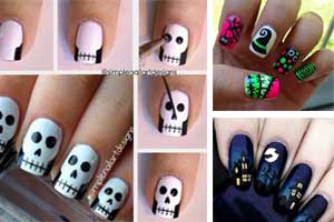 Awesome Halloween Nail Art Designs Step by Step - Party Wowzy