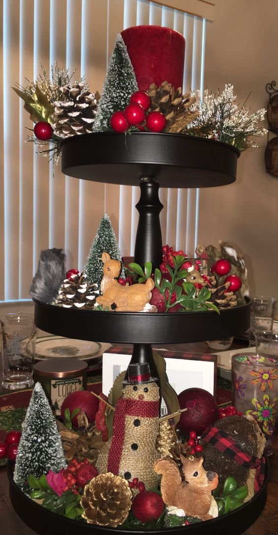 Christmas Tiered Tray Ideas