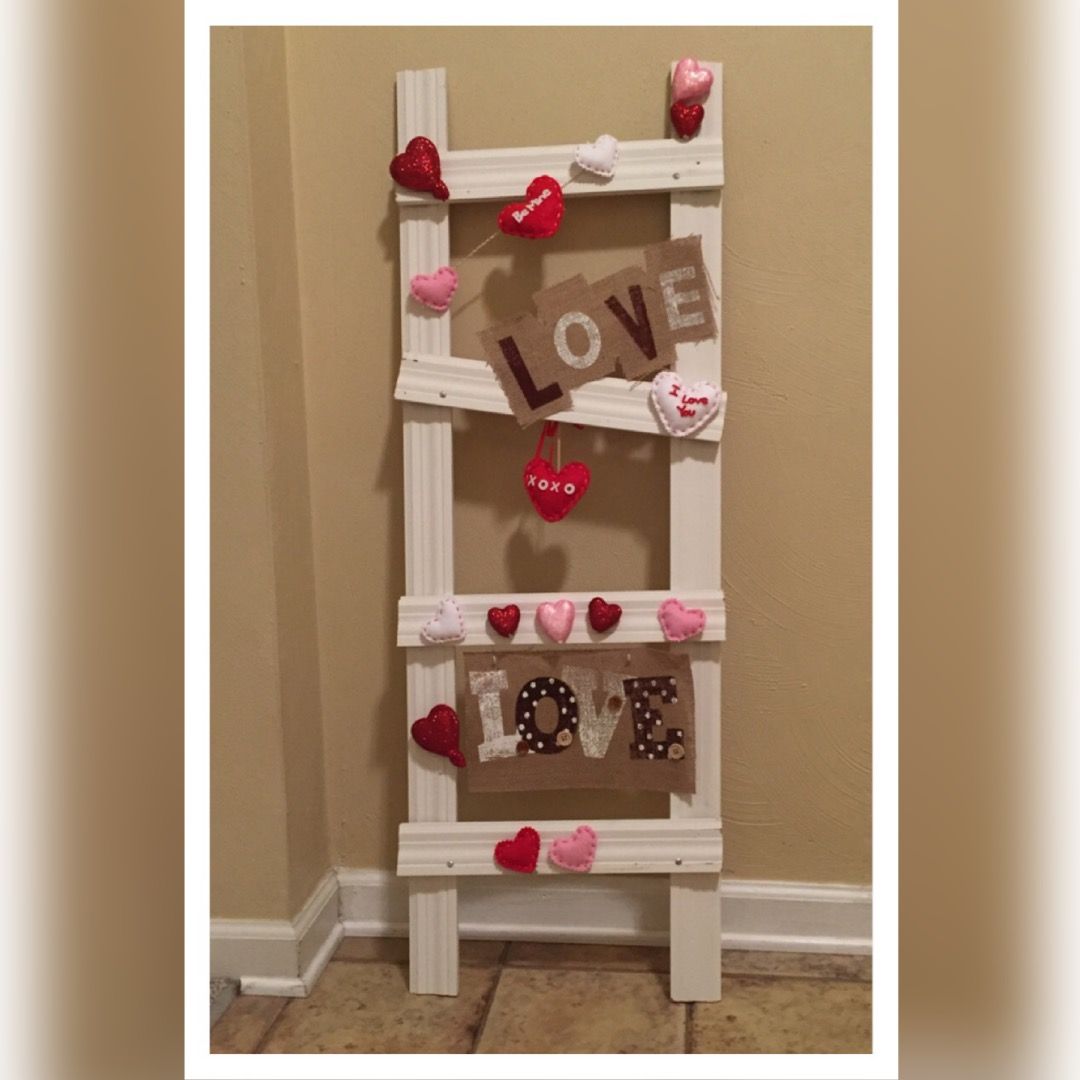 Valentines Ladder Ideas