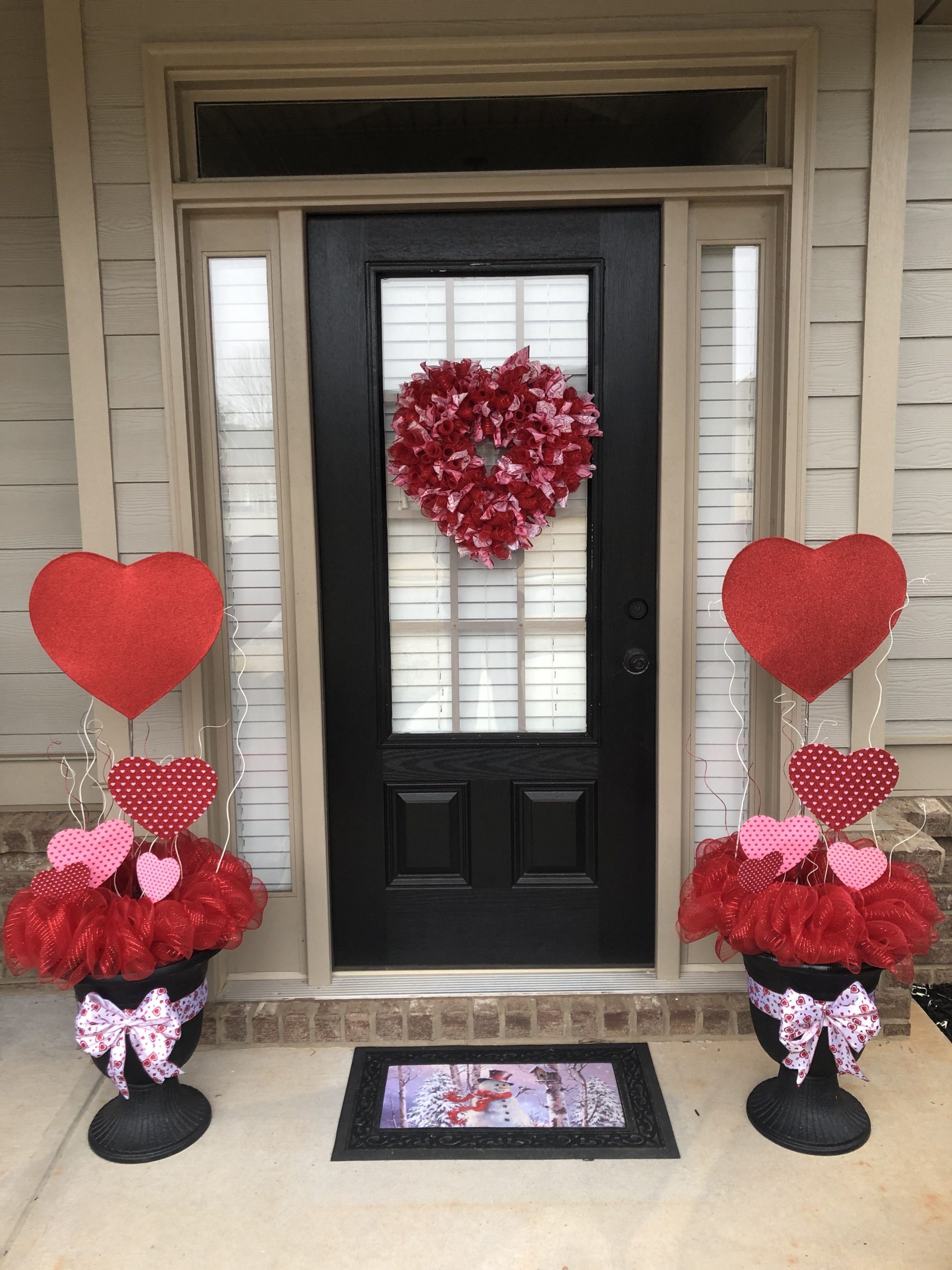 Valentines Porch Decor
